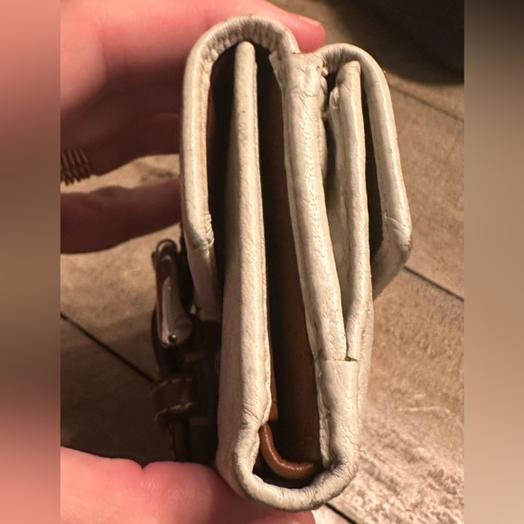 Vintage coach off white and brown wallet - Picture 4 of 11